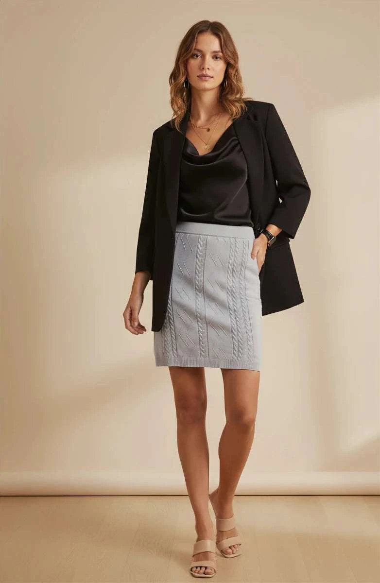 Ashley Knee Skirt - Rivelle Knits - Knits - Rivelle Knits