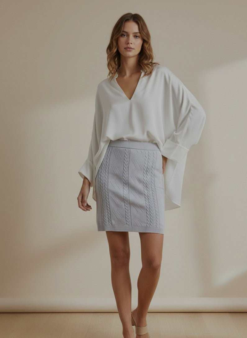 Ashley Knee Skirt - Rivelle Knits - Knits - Rivelle Knits