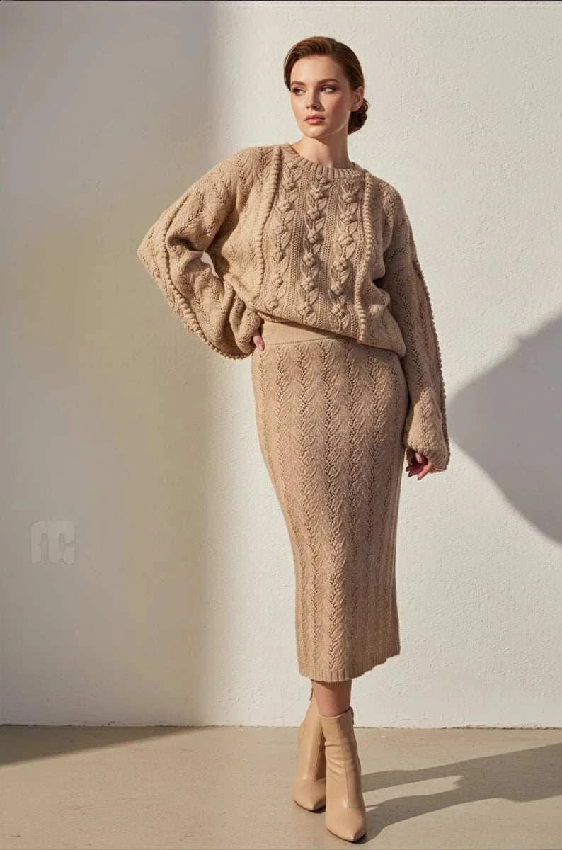 Foliage Skirt - Rivelle Knits - Knits - Rivelle Knits