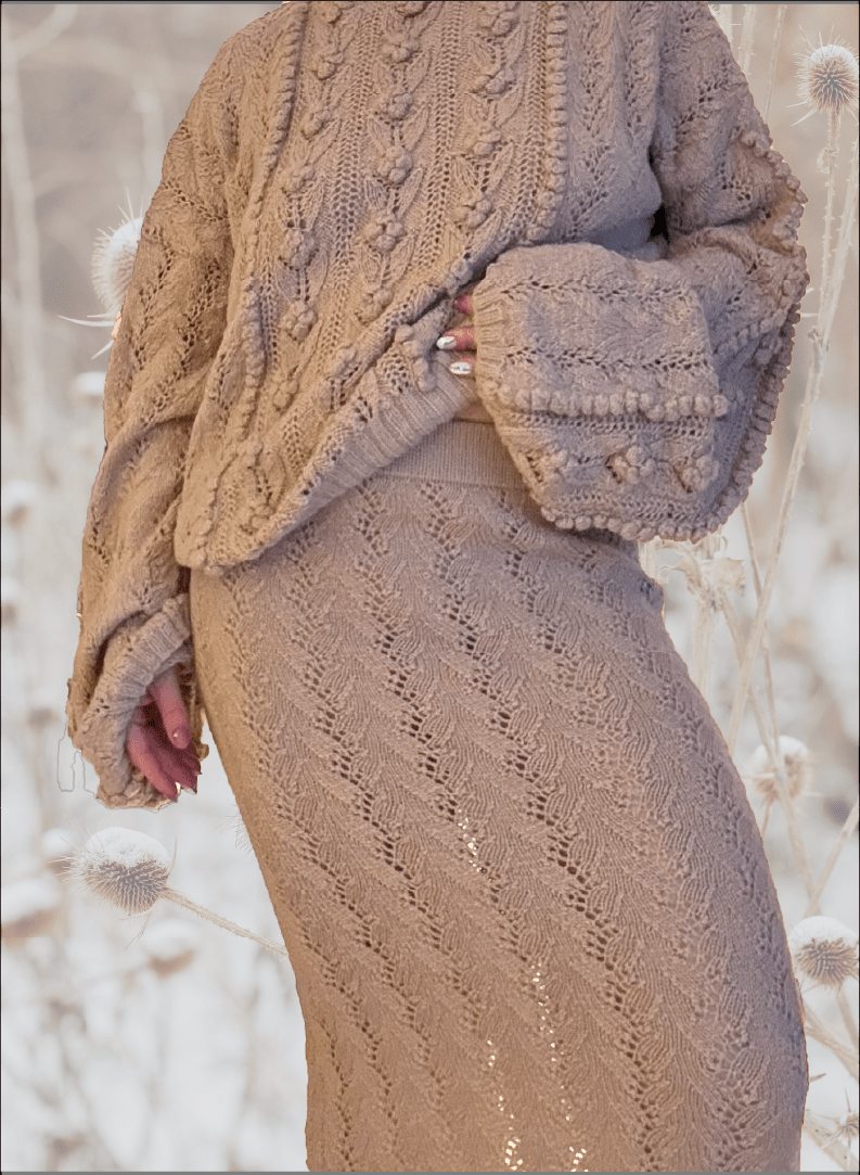 Foliage Skirt - Rivelle Knits - Knits - Rivelle Knits